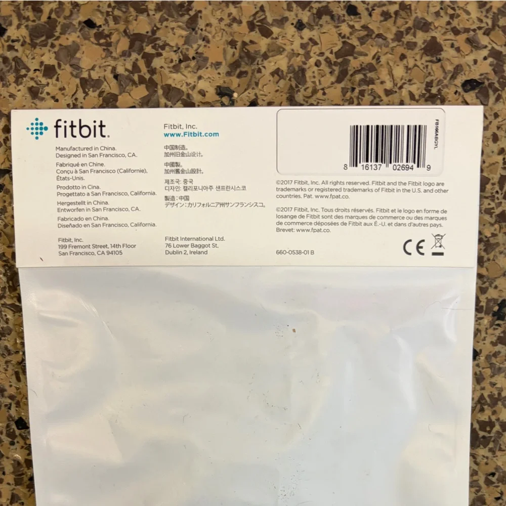 fitbit Silicone Replacement Watch Band - Gray